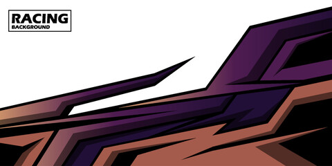 Car side body livery design. abstract sticker design for vehicle vinyl wrap, racing car, rally, adventure and livery