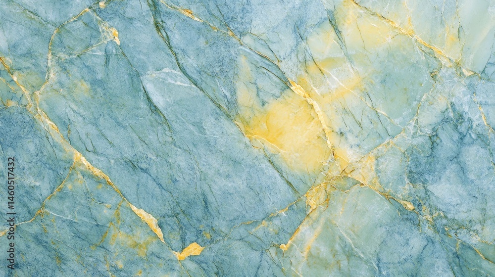 Poster a vibrant abstract background featuring a textured blend of yellow and blue hues with visible cracks