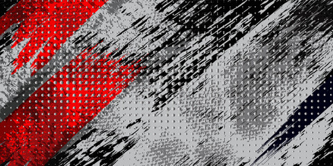 Black white and red grunge texture background