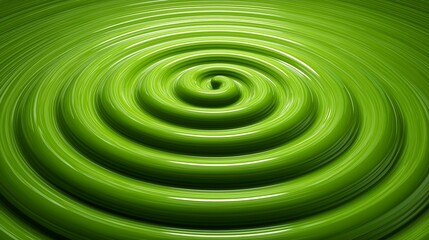 Obraz premium Abstract Green Swirl: An artistic representation of a captivating, swirling pattern in shades of vibrant green, offering a sense of depth and movement.