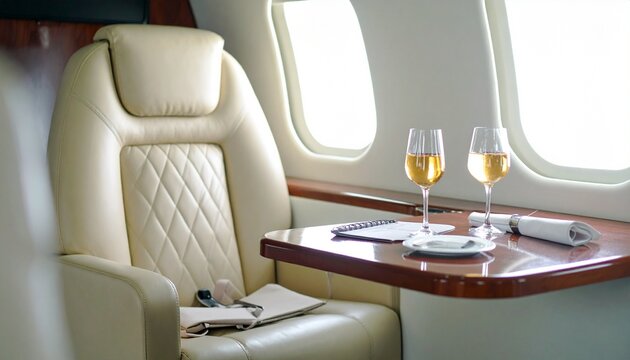 Image of a luxury VIP seat in airplane business class