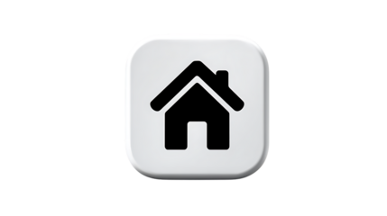 Home Icon Design Minimalist Black and White House Symbol for Websites Apps and Digital Inter