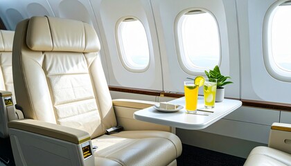 Image of a luxury VIP seat in airplane business class