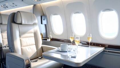 Image of a luxury VIP seat in airplane business class