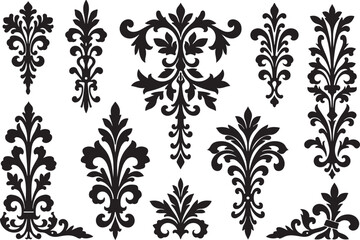 Intricate Floral and Geometric Laser Cut Vectors – Wall Divider Set

