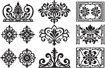Laser Cut Gate and Window Frame Templates – Islamic Vector Set

