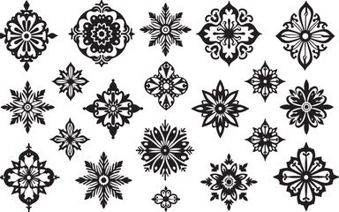Obraz premium Mandala & Moroccan Style Laser Cut Wall Art SVG Designs