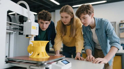 Young minds creating amazing 3D printed designs technology innovation future