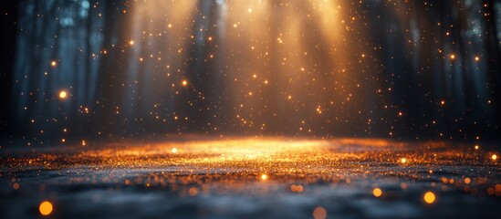 Golden Light Forest Floor