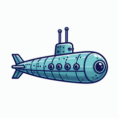 submarine vector illustration