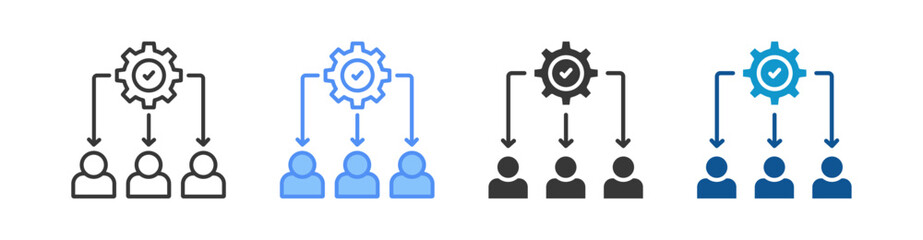 Selection Process Multistyle Icon Sheet