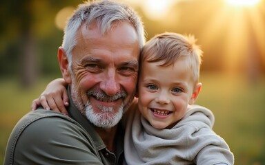 gorgeous Father and son together. High quality