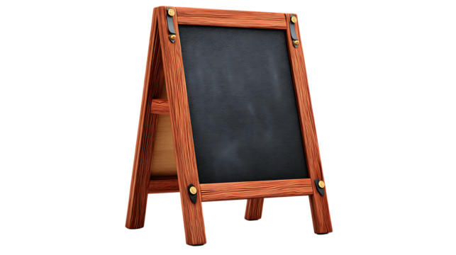 Aframe chalkboard sign wooden menu board blank blackboard advertisement display stand