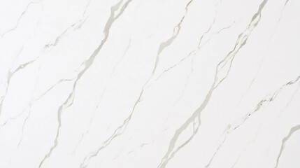 Fototapeta premium Polished arctic white marble texture with faint grey marbling seamless tile in flat lay with glossy finish overlay cut out on isolated transparent removed background