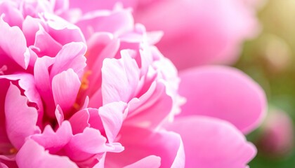 Obraz premium Close-Up of Soft Pink Flower Petals with Light Bokeh Background