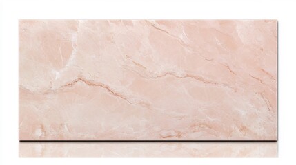 Polished dusty rose marble seamless tile flat lay showing a soft pastel hue and high gloss mineral surface overlay cut out on isolated transparent removed background