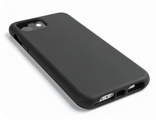 Black Smartphone Case Side View