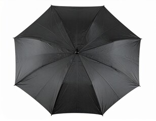Black Umbrella Open Top View