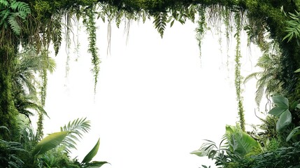 Lush jungle frame