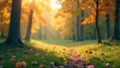 Abstract blurred nature scene, perfect for product display, sky, simple