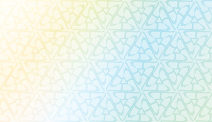 Vector template with Modern geometrical abstract pattern. Gradient color