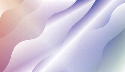 Blurred Decorative Design In Modern Style With Wave, Curve Lines. For Elegant Pattern Cover Book. Vector Illustration with Color Gradient.