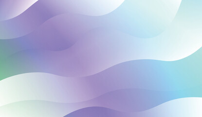Template Modern Background With Curves Lines. Design For Cover Page, Poster, Banner Of Websites. Vector Illustration with Color Gradient.