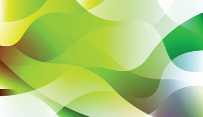 Wavy Background. For Design Flyer, Banner, Landing Page. Vector Illustration with Color Gradient.