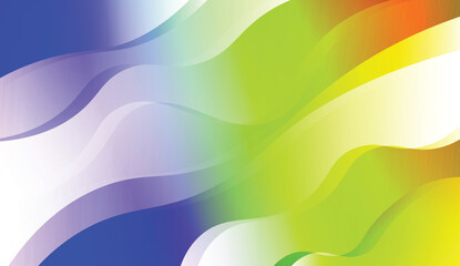 Modern Wavy Background. For Creative Templates, Cards, Color Covers Set. Vector Illustration with Color Gradient.
