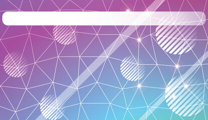 Background in triangles, line, circle, space for text style. For your business, advert, wallpaper. Vector illustration. Creative gradient color.