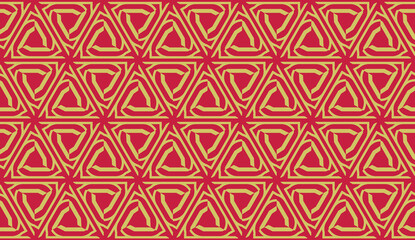 Original interior background in triangles style. Vector illustration. For modern interior design, fashion print.