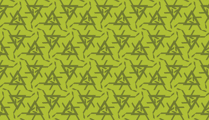 Pattern with abstract illusion triangles. Vector Seamless illustration. For your business, presentation, fashion print.