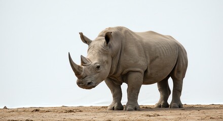 Obraz premium Rhino on Ground
