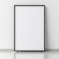 Blank Canvas in Minimalist Setting for Creative Projects and Ideas