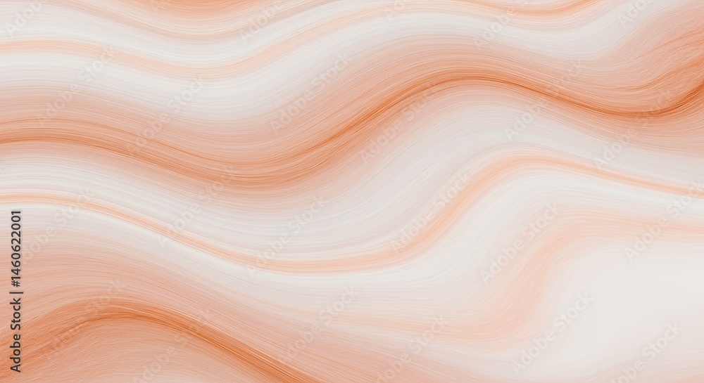 Fototapete close up swirling white and soft peach marble texture in soft diffused lighting accent stone pattern