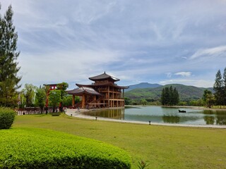 pavilion in the garden