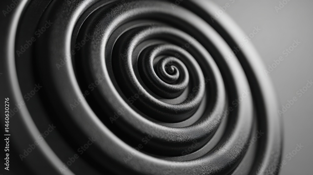 Poster striking image of a spirally spiral illustrating the complexity and intricacies of economic concepts