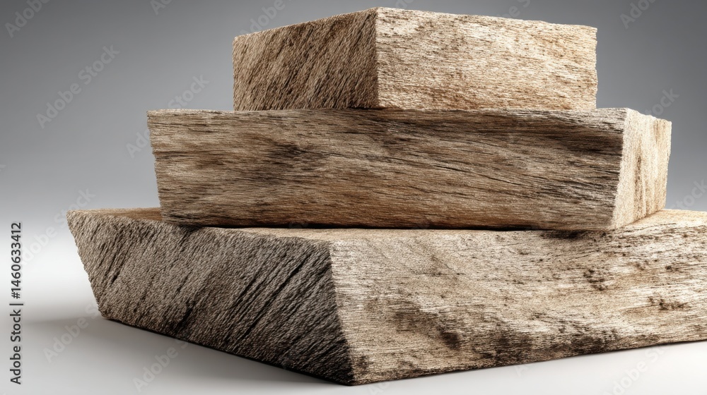 Poster a stack of colorful wooden blocks forming an innovative structure signifying modular finance and inv