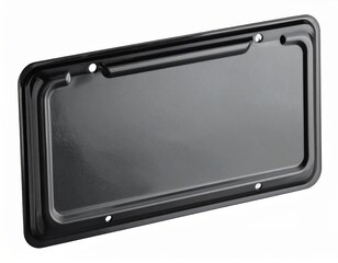 Black Metal License Plate Frame