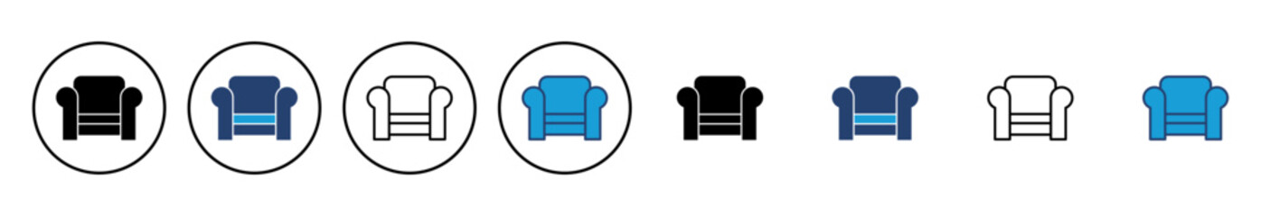 Sofa icon vector. sofa icon illustration