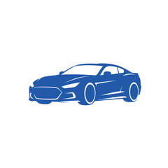Fototapeta premium A Bold Fusion of Car Vector and Logo Art
