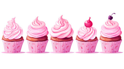 Elegant Silhouette Cupcakes for Bakery Events and Celebratory Occasions