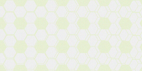 Abstract seamless geometric pattern with green leaves, a vector design for wallpaper or textile texture