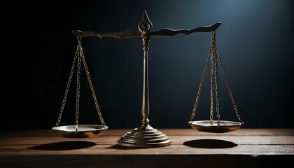 Symbolic scales for International Amnesty Day representation of justice and balance for humanitarian principles