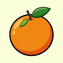 A Delicious and Juicy Orange Fruit Illustration