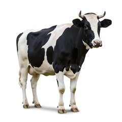 Fototapeta premium cow on white background