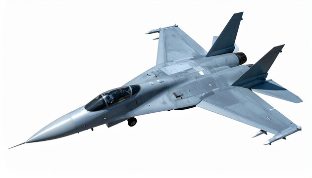 F 15 Fighter jet plane isolated on white background png cutout isolated on white background