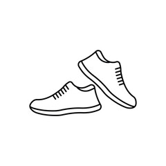Formal Shoes Icon Outline Design