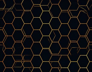 Abstract Geometric Hexagon Pattern Design