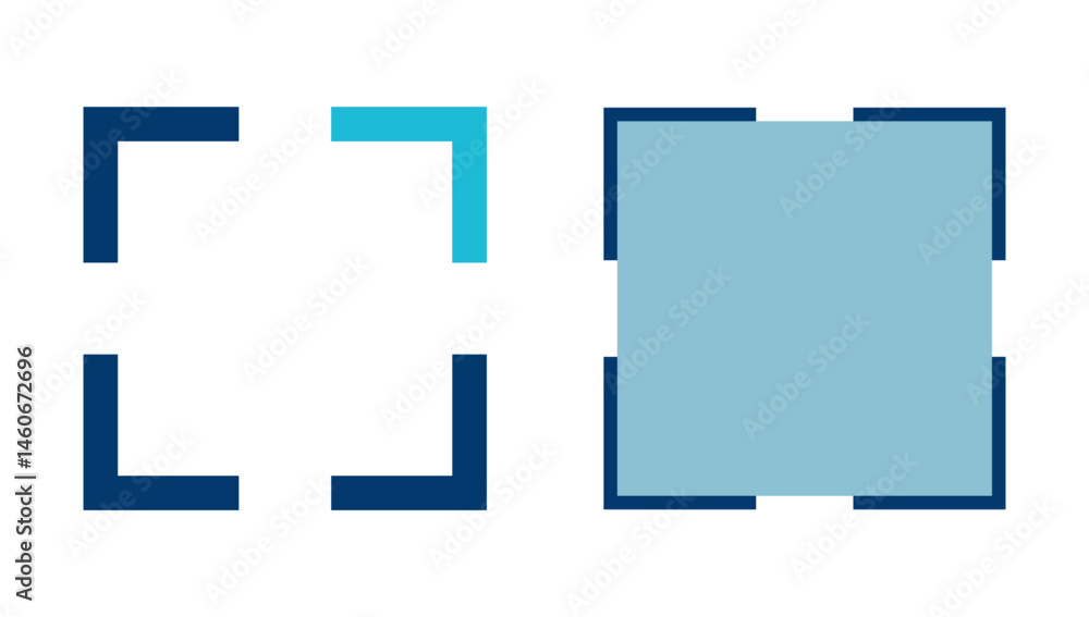 Poster fullscreen icon vector isolated on white background. expand to full screen icon. fullscreen sign ico